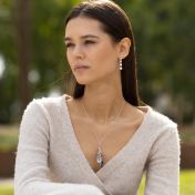 魔法の雨粒誕生石ネックレス[スターリングシルバー]