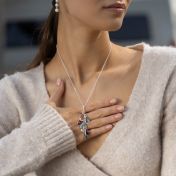 魔法の雨粒誕生石ネックレス[スターリングシルバー]