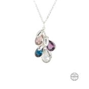 魔法の雨粒名入れネックレス[スターリングシルバー]