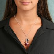 魔法の雨粒誕生石ネックレス[スターリングシルバー]