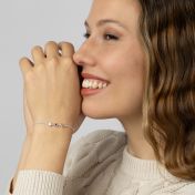 魔法のスターズ誕生石ブレスレット［スターリングシルバー］