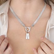 エマヘリンボーンネックレス［スターリングシルバー］