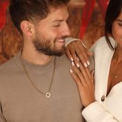 父親のサークルボックスチェーン名入れメンズネックレス［18Kゴールドメッキ］