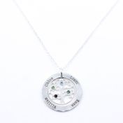 ツリーオブライフ 名入れ誕生石ネックレス [スターリングシルバー]