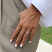 心の絆誕生石リング・ハート　[スターリングシルバー]