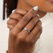 タリサ・ビート誕生石リング[スターリングシルバー]