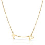 ヘレナ星座ネックレス［18Kゴールドメッキ］