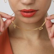 ヘレナ星座ミラノネックレス［18Kゴールドヴェルメイユ］