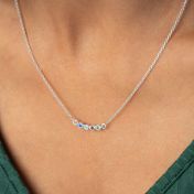 タリサ・スターズ ネックレス 横 [スターリングシルバー]