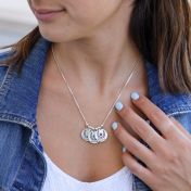 ラッキーチャーム名入ネックレス［スターリングシルバー］