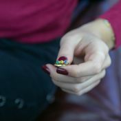 タリサ・スターズ誕生石リング[ゴールドメッキ]