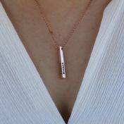 タリサバーネックレス［１８Kローズゴールドメッキ]