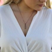 タリサバーネックレス［１８Kローズゴールドメッキ]