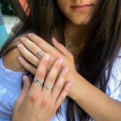 愛のルーツリング ・３つの名前[スターリングシルバー]