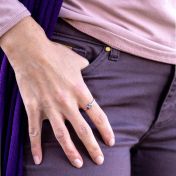 タリサ・スターズ誕生石リング[スターリングシルバー]