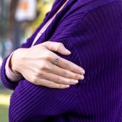 タリサ・スターズ誕生石リング[スターリングシルバー]