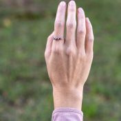 タリサ・スターズ誕生石リング[スターリングシルバー]