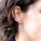 母の愛ドロップイヤリング [スターリングシルバー]