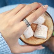 インフィニティーラブ誕生石リング　[スターリングシルバー]