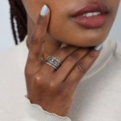 インフィニティーラブ誕生石リング　[スターリングシルバー]