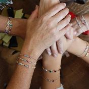 タリサ・スターズ誕生石ブレスレット　[18Kゴールドヴェルメイユ]