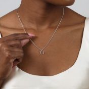 ラッキーホーンネックレス [スターリングシルバー]