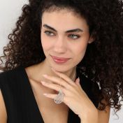 生命の絆場所の地図ネックレス [スターリングシルバー］