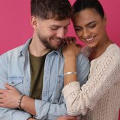 エマヘリンボーン名入れブレスレット［スターリングシルバー］