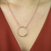 母の愛ネックレス [ローズゴールドメッキ]