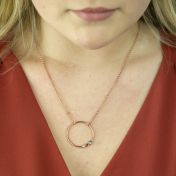 母の愛ネックレス [ローズゴールドメッキ]