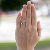 ファミリー名入れスタックリング［スターリングシルバー］