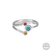 母の愛リング - ２倍 [スターリングシルバー]