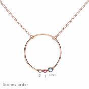 母の愛ネックレス [ローズゴールドメッキ]