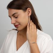 ファミリーリンク刻印スタッドイヤリング [スターリングシルバー]