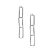 ファミリーリンク刻印スタッドイヤリング [スターリングシルバー]