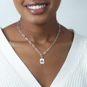 蟹座・星座ペーパークリップ ネックレス [スターリングシルバー]