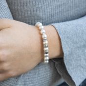 クラシック真珠レーデイスブレスレット［スターリングシルバー］