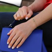 まばゆい愛 誕生石ブレスレット [ゴールドメッキ]