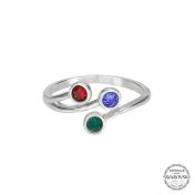 愛のルーツリング ・３つの名前[スターリングシルバー]