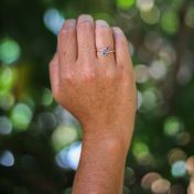 愛のルーツリング ・2つの名前[スターリングシルバー]