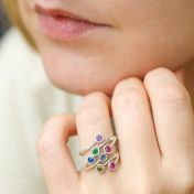 愛のルーツリング ・３つの名前[スターリングシルバー]