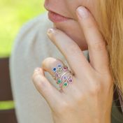 愛のルーツリング ・３つの名前[スターリングシルバー]