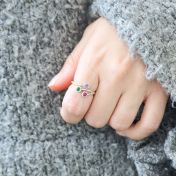 愛のルーツリング ・３つの名前[スターリングシルバー]