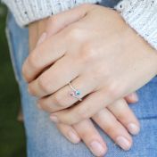 愛のルーツリング ・2つの名前[スターリングシルバー]