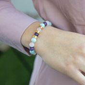 セラドンシナジー名入れブレスレット［１８Kゴールドメッキ］