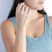 自分のコンパス刻印ブレスレット[スターリングシルバー]