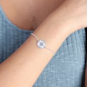 自分のコンパス刻印ブレスレット[スターリングシルバー]