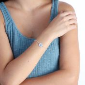 自分のコンパス刻印ブレスレット[スターリングシルバー]