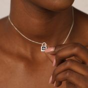 パドロック星座ネックレス［スターリングシルバー］