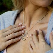 永遠のファミリー名入れネックレス［スターリングシルバー］